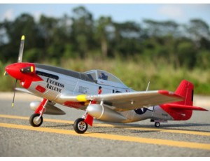 FMS 1.4M P-51 V8 Red Tail PNP Version With Reflex System